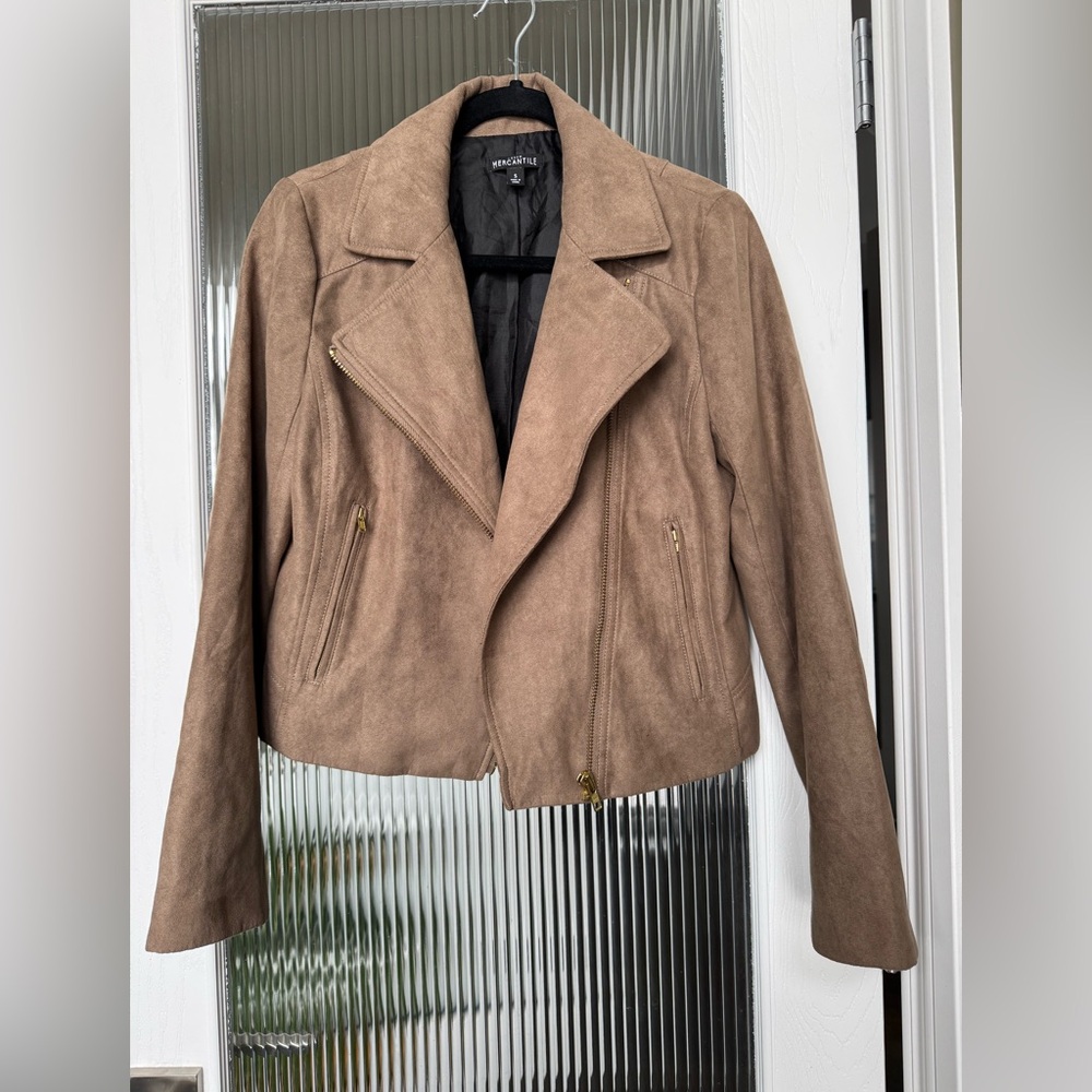 J Crew Brown Suede Jacket